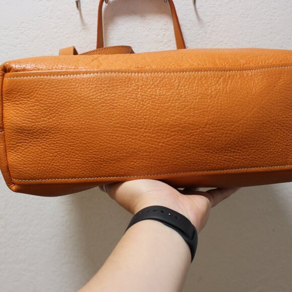 Prada Tote Bag Women's Leather Tote Bag Orange - Picture 7 of 10